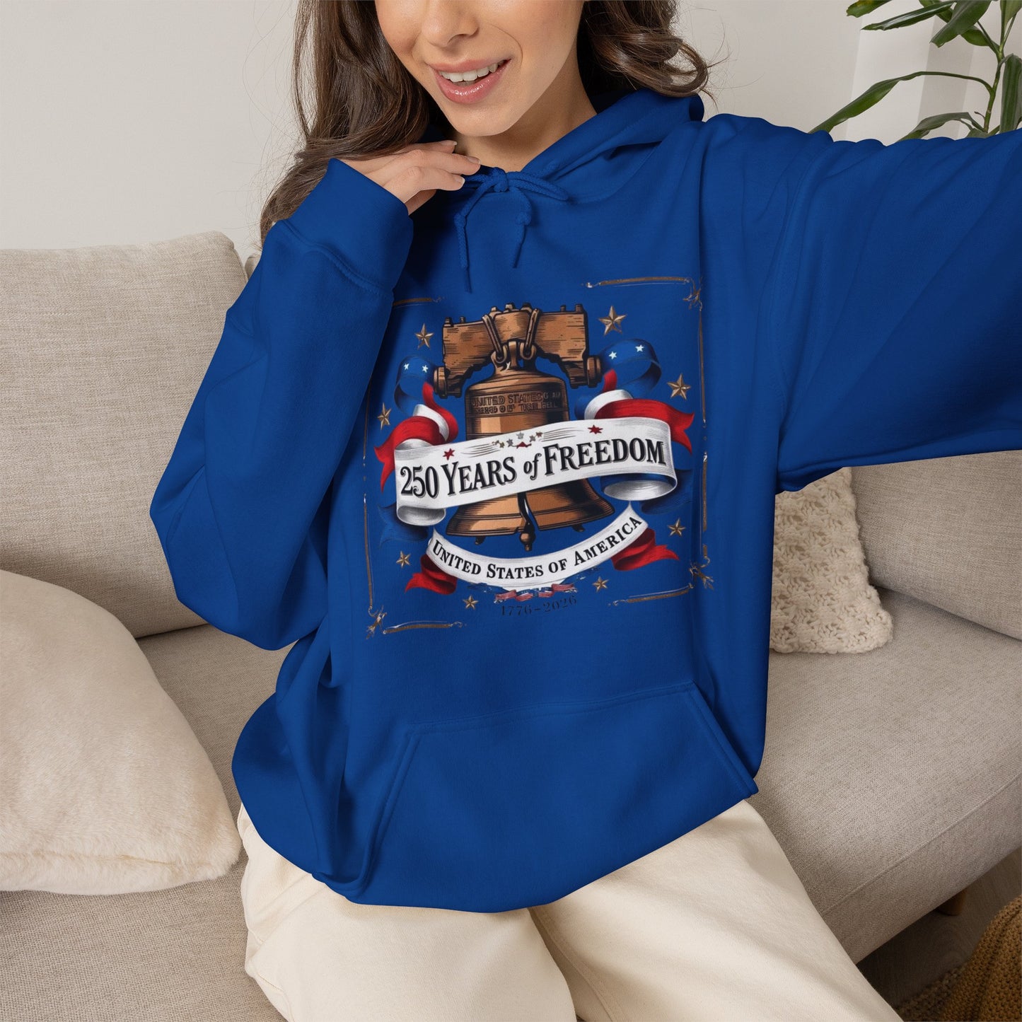 #250 250 Years of Freedom Liberty Bell Hoodie