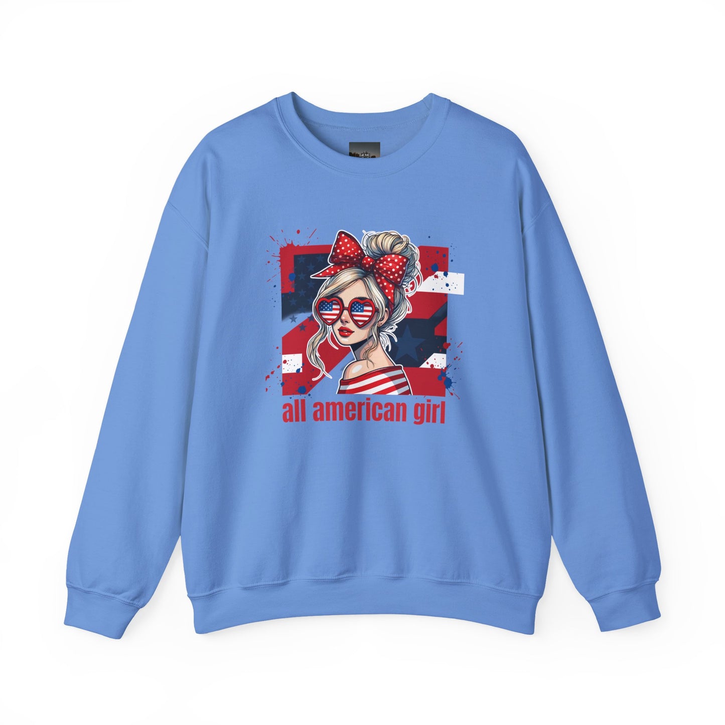 #250 All American Girl Patriotic Sweatshirt