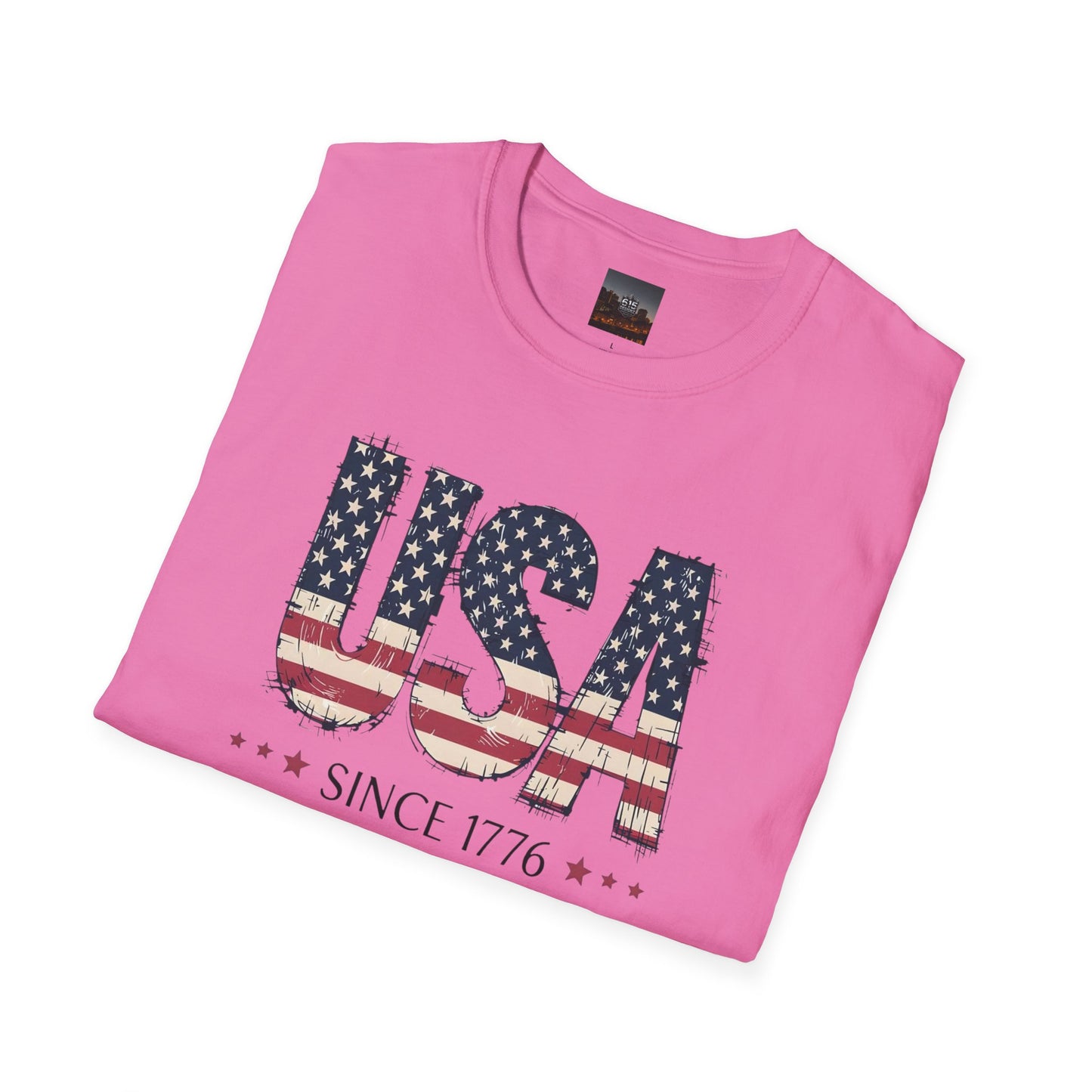 #250 USA Flag "USA Since 1776" Patriotic T-Shirt