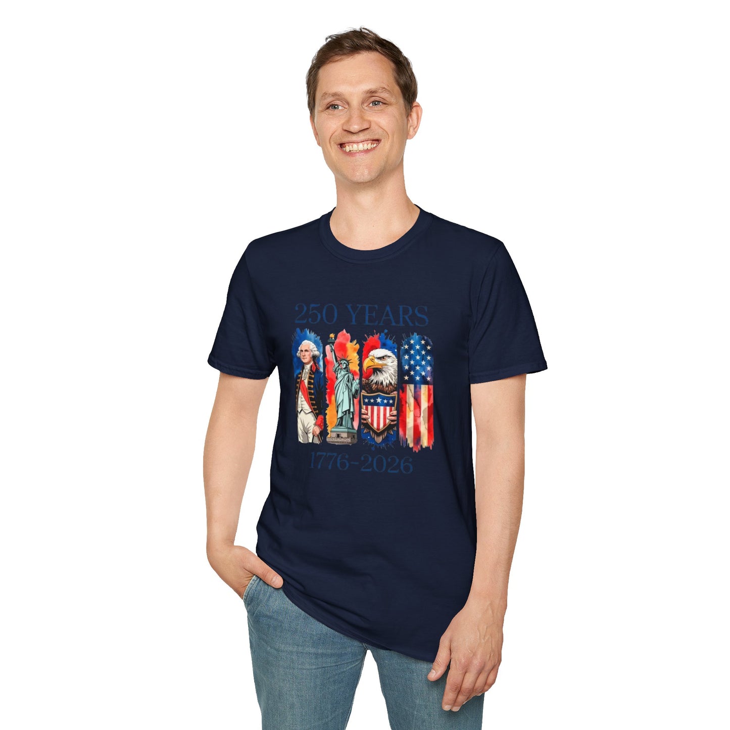 #250 250 Years American History Celebration 1776–2026 Patriotic T-Shirt
