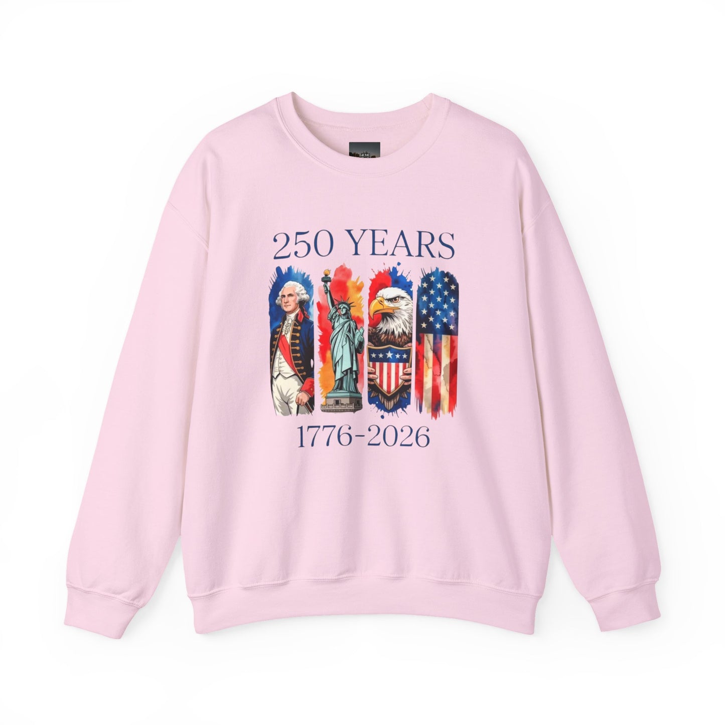 #250 250 Years American History Celebration 1776–2026 Patriotic Crewneck Sweatshirt