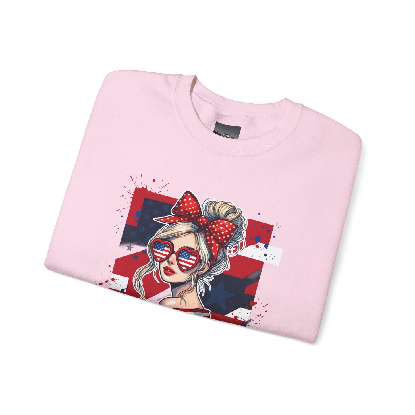 #250 All American Girl Patriotic Sweatshirt