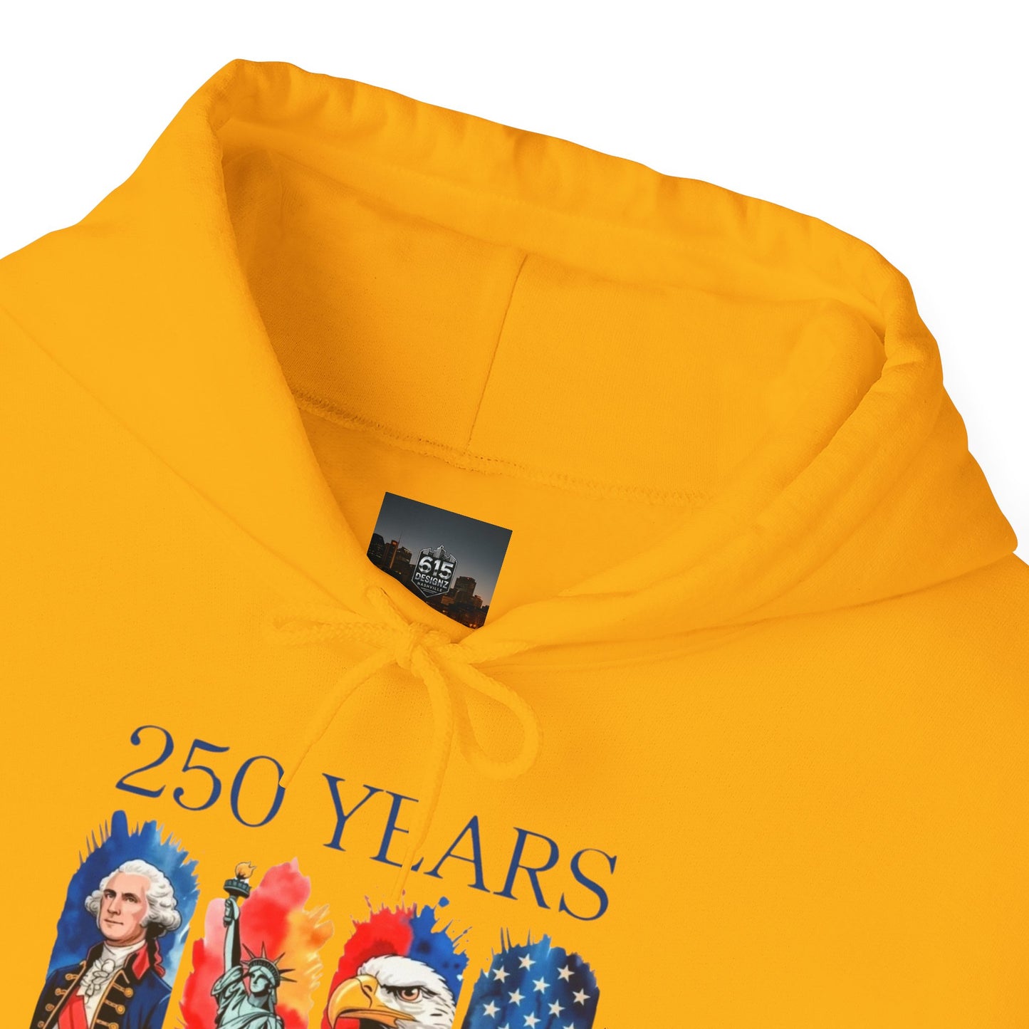 #250 250 Years American History Celebration 1776–2026 Patriotic Hoodie