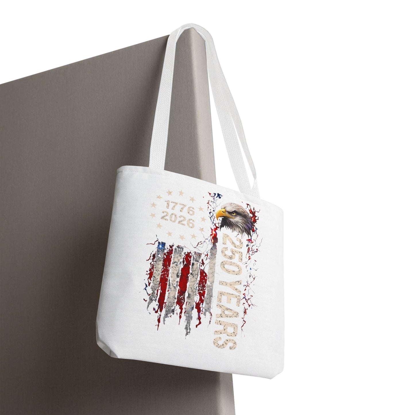 #250 1776-2026 250 Years USA Bicentennial Eagle Tote Bag