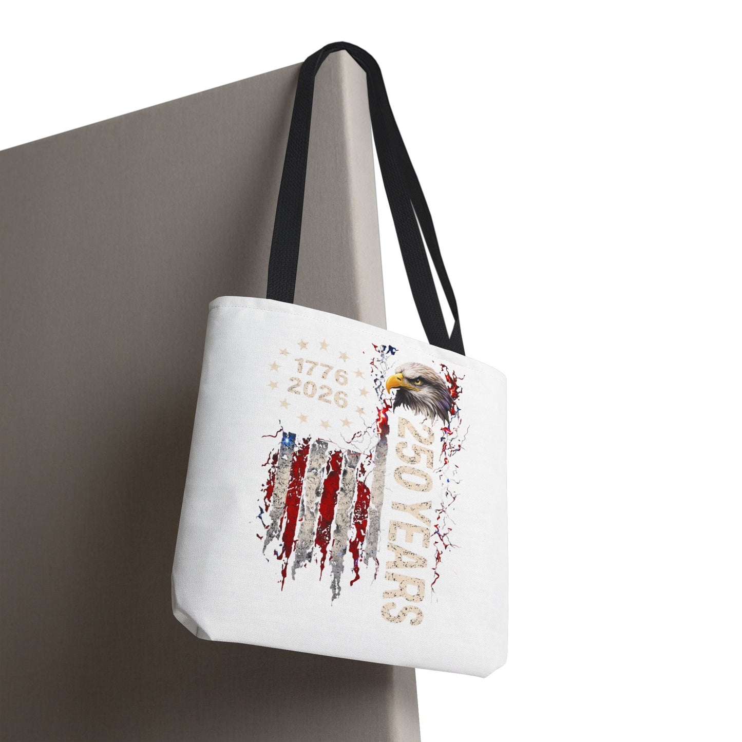 #250 1776-2026 250 Years USA Bicentennial Eagle Tote Bag