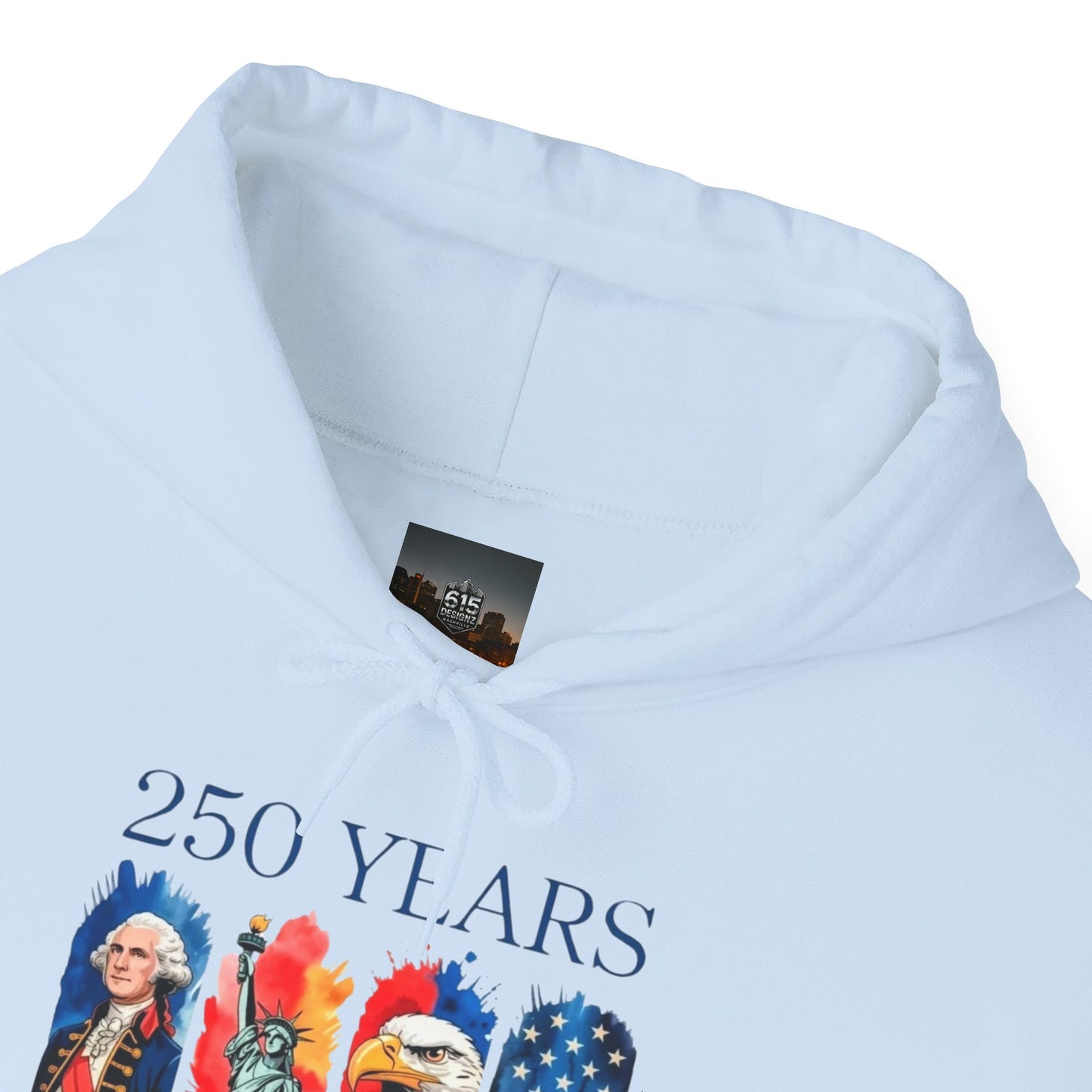 #250 250 Years American History Celebration 1776–2026 Patriotic Hoodie