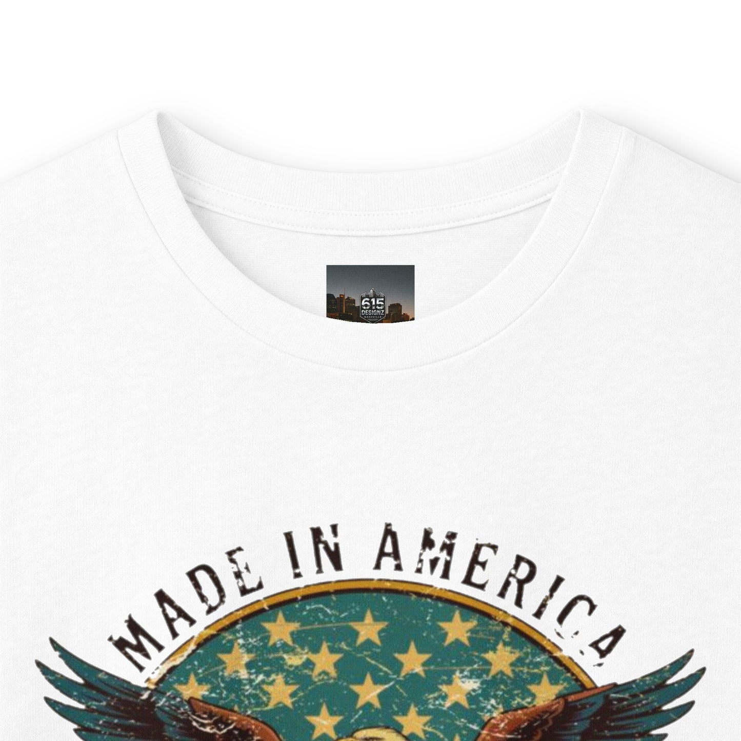 #250 Made in America Eagle 250th Anniversary Patriotic Long Sleeve Tee
