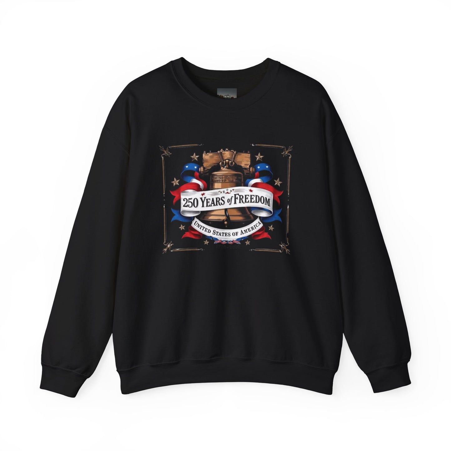 #250 250 Years of Freedom Liberty Bell Crewneck Sweatshirt