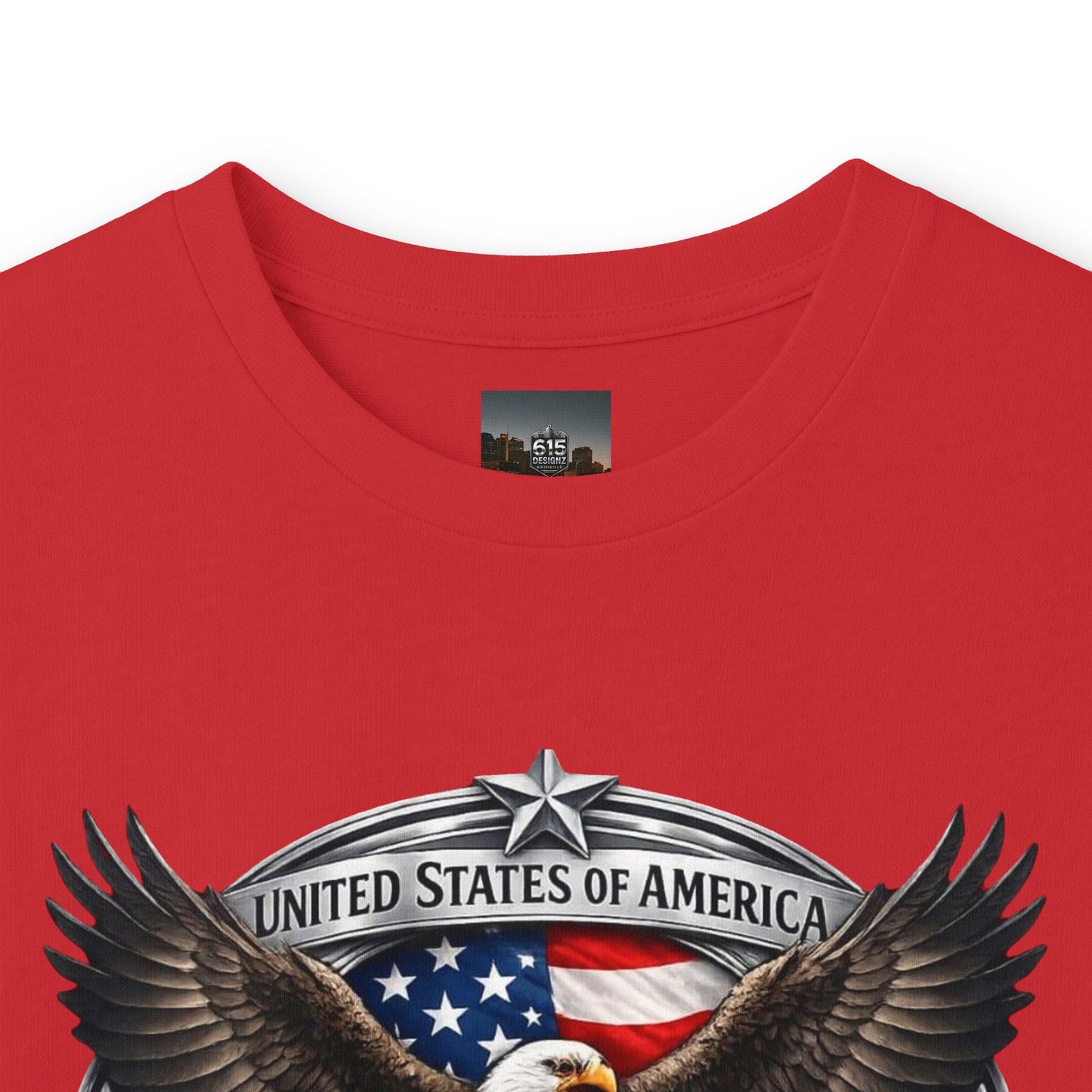 #250 Patriotic Bald Eagle 250 United States Emblem Long Sleeve Tee