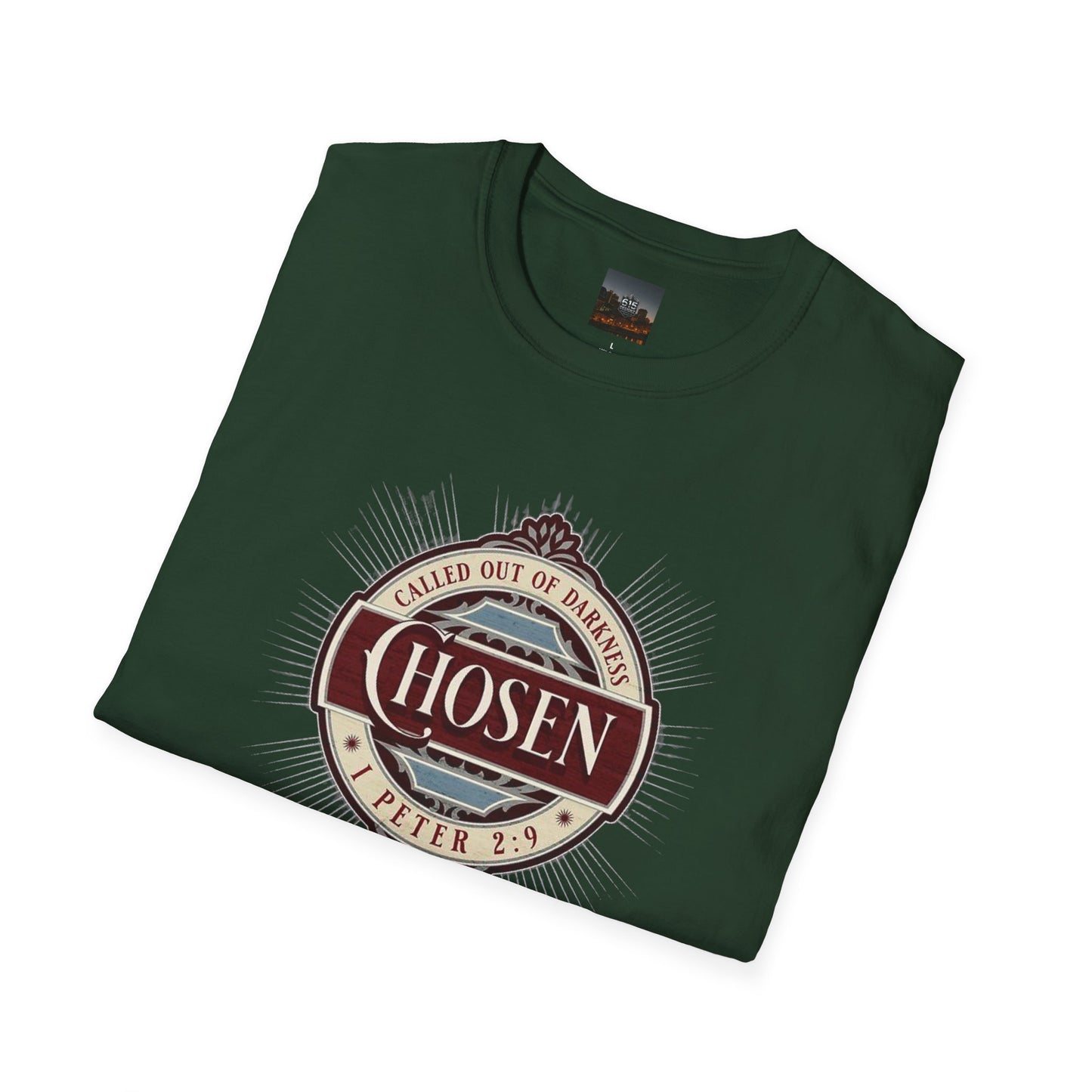 Chosen Graphic T-Shirt — "Called Out of Darkness" Faith Tee