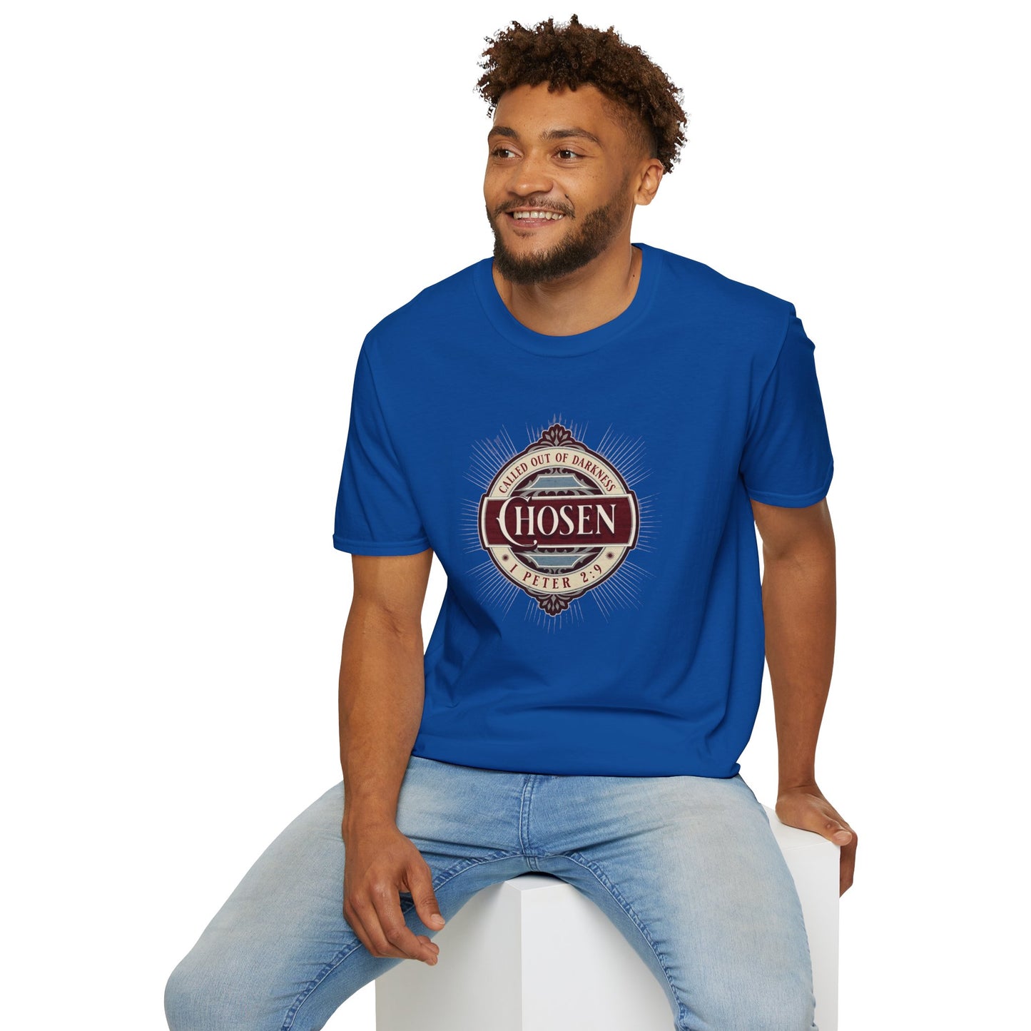 Chosen Graphic T-Shirt — "Called Out of Darkness" Faith Tee