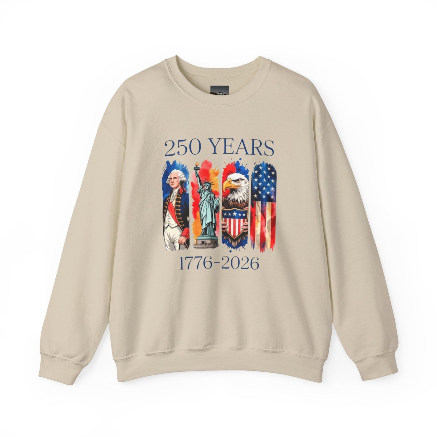 #250 250 Years American History Celebration 1776–2026 Patriotic Crewneck Sweatshirt