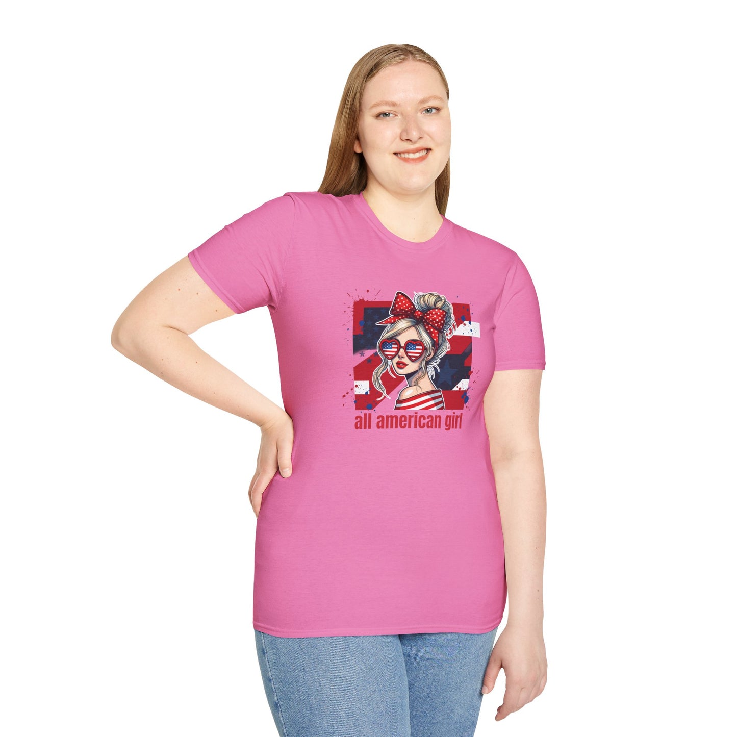 #250 All American Girl Patriotic T-Shirt