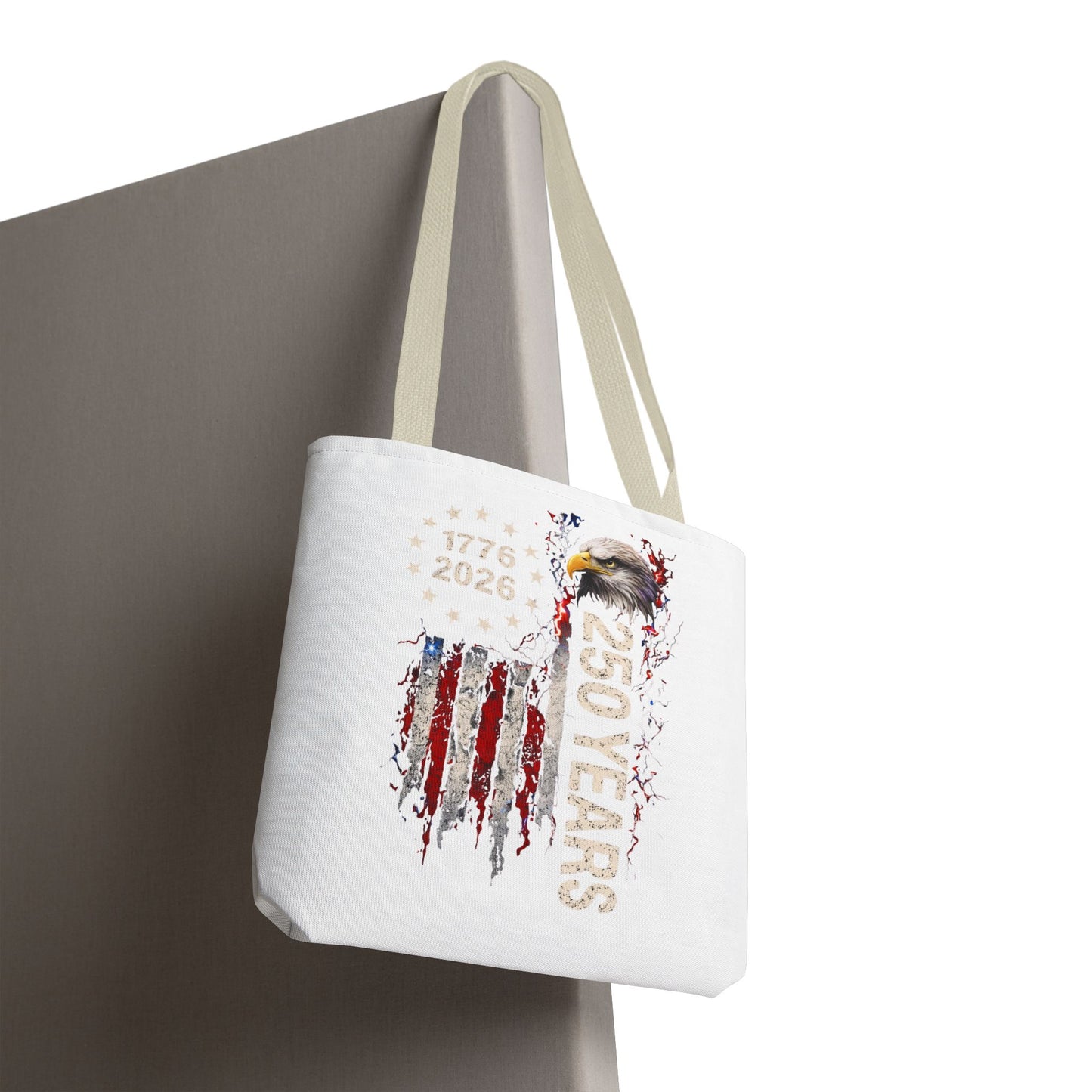 #250 1776-2026 250 Years USA Bicentennial Eagle Tote Bag