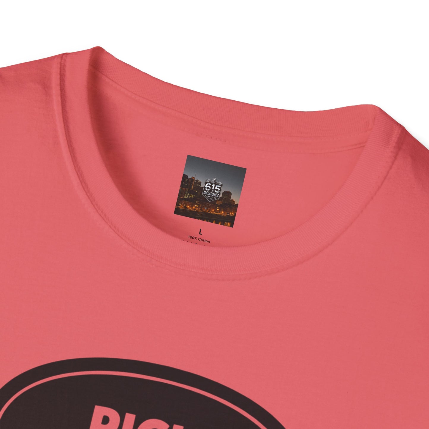 Pick Jesus T-Shirt — Christian Guitar Pick Design (Romans 10:13)