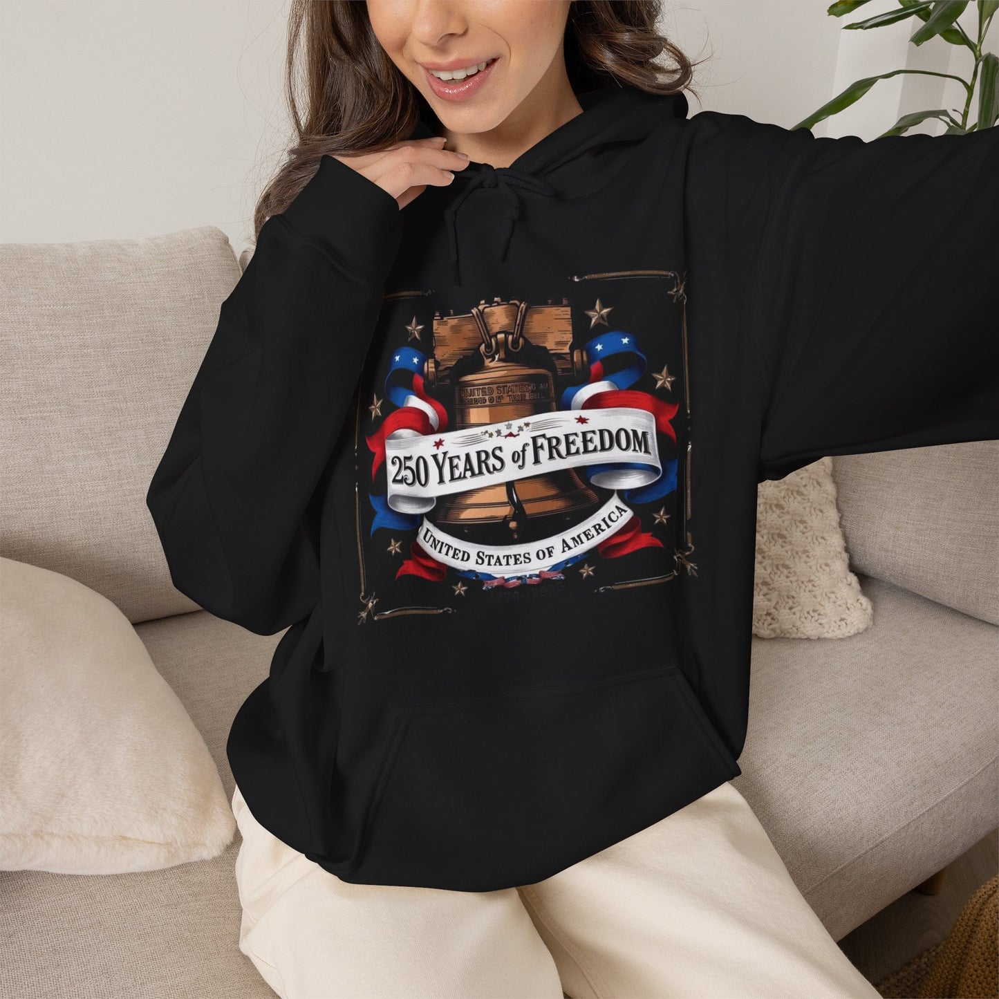 #250 250 Years of Freedom Liberty Bell Hoodie