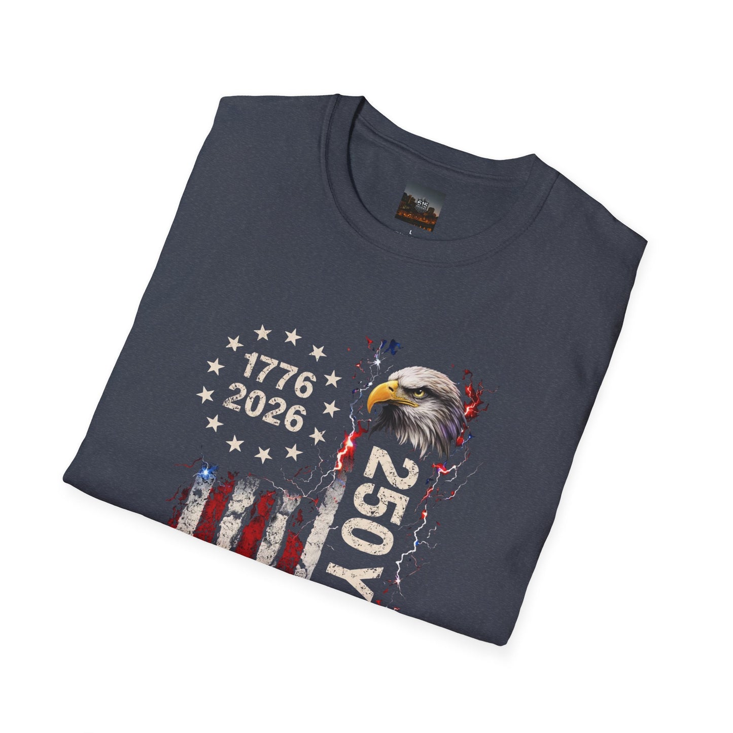 #250 1776-2026 250 Years USA Bicentennial Eagle T-Shirt