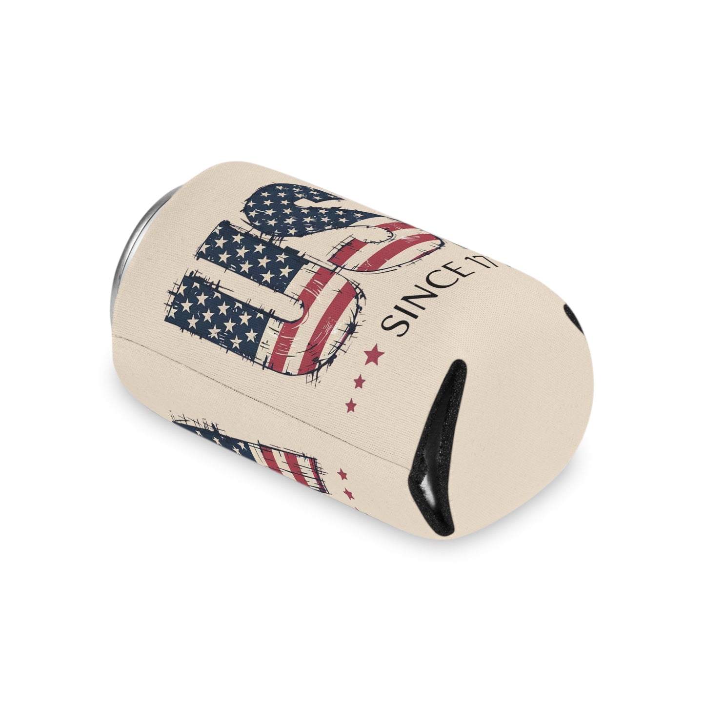 #250 USA Flag "USA Since 1776" Patriotic Can Cooler - Beverage Koozie