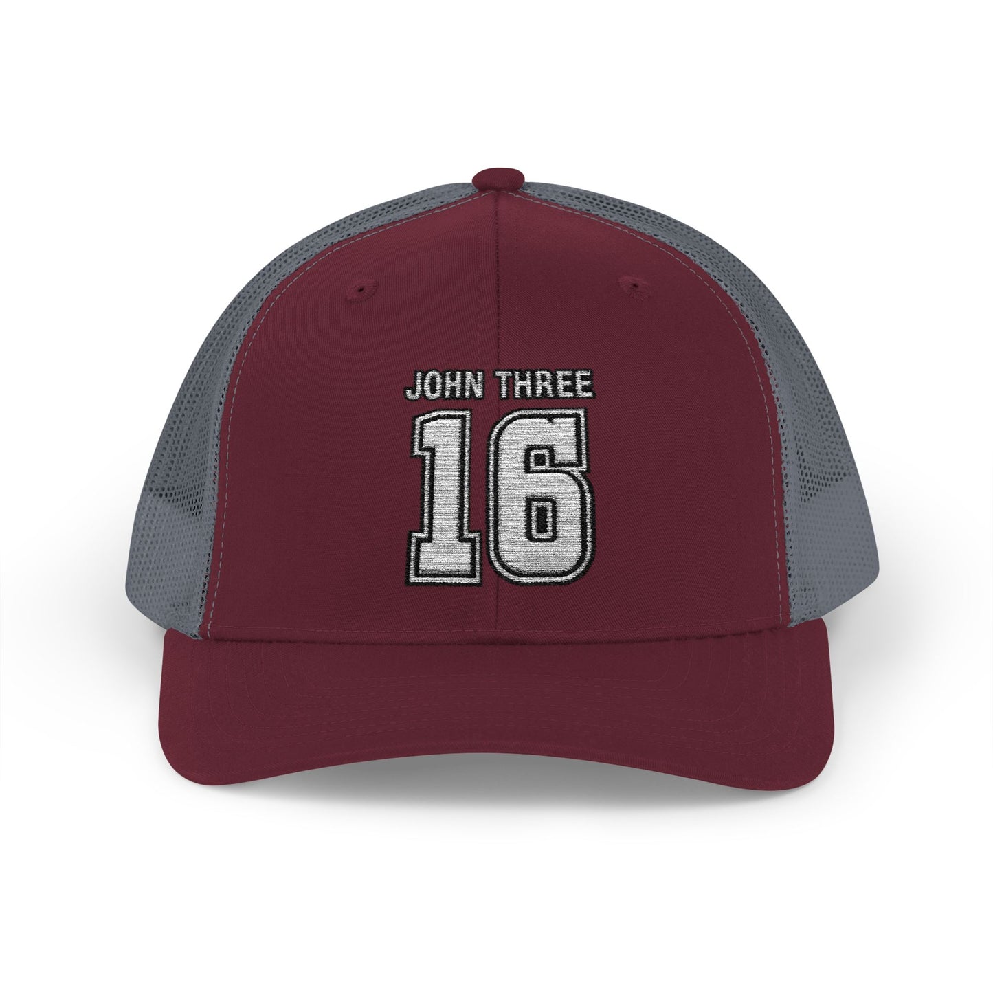 John Three 16 Vintage Varsity Trucker Cap