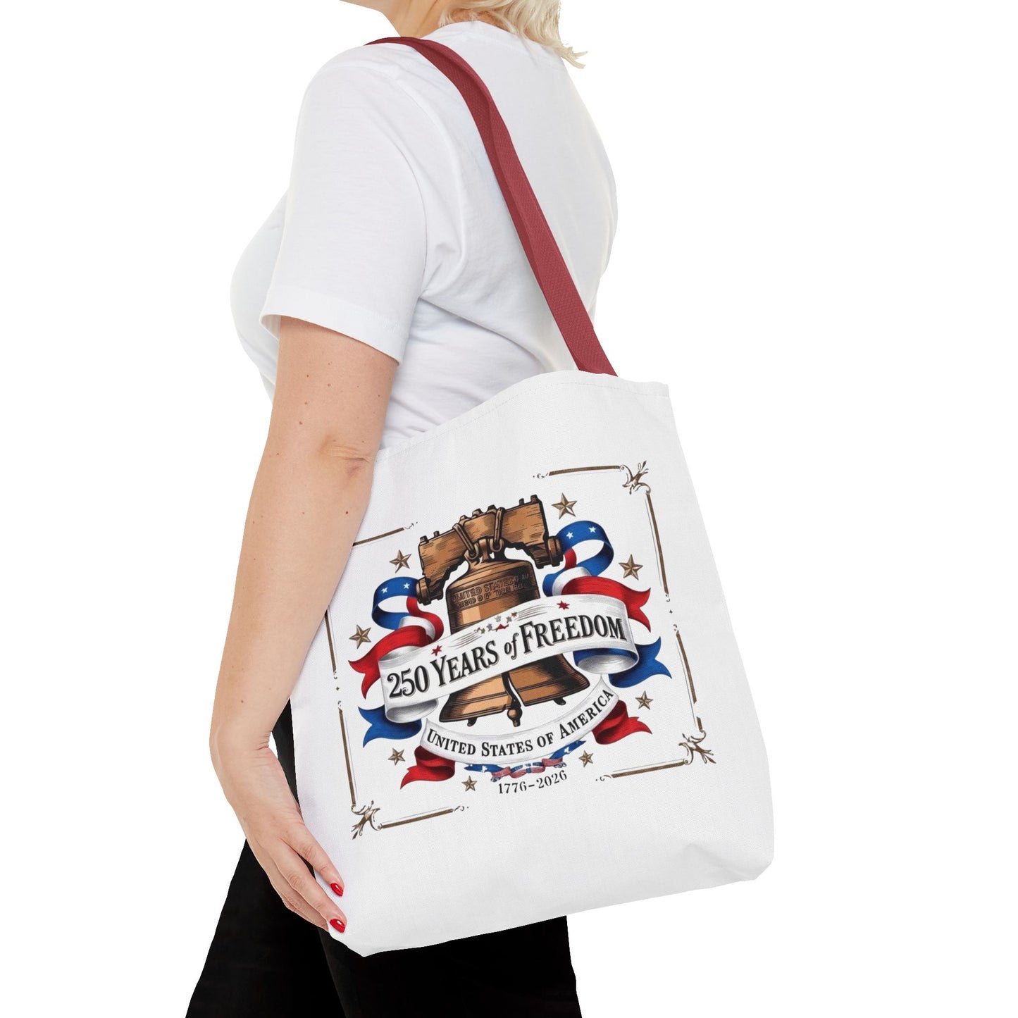 #250 250 Years of Freedom Liberty Bell Tote Bag