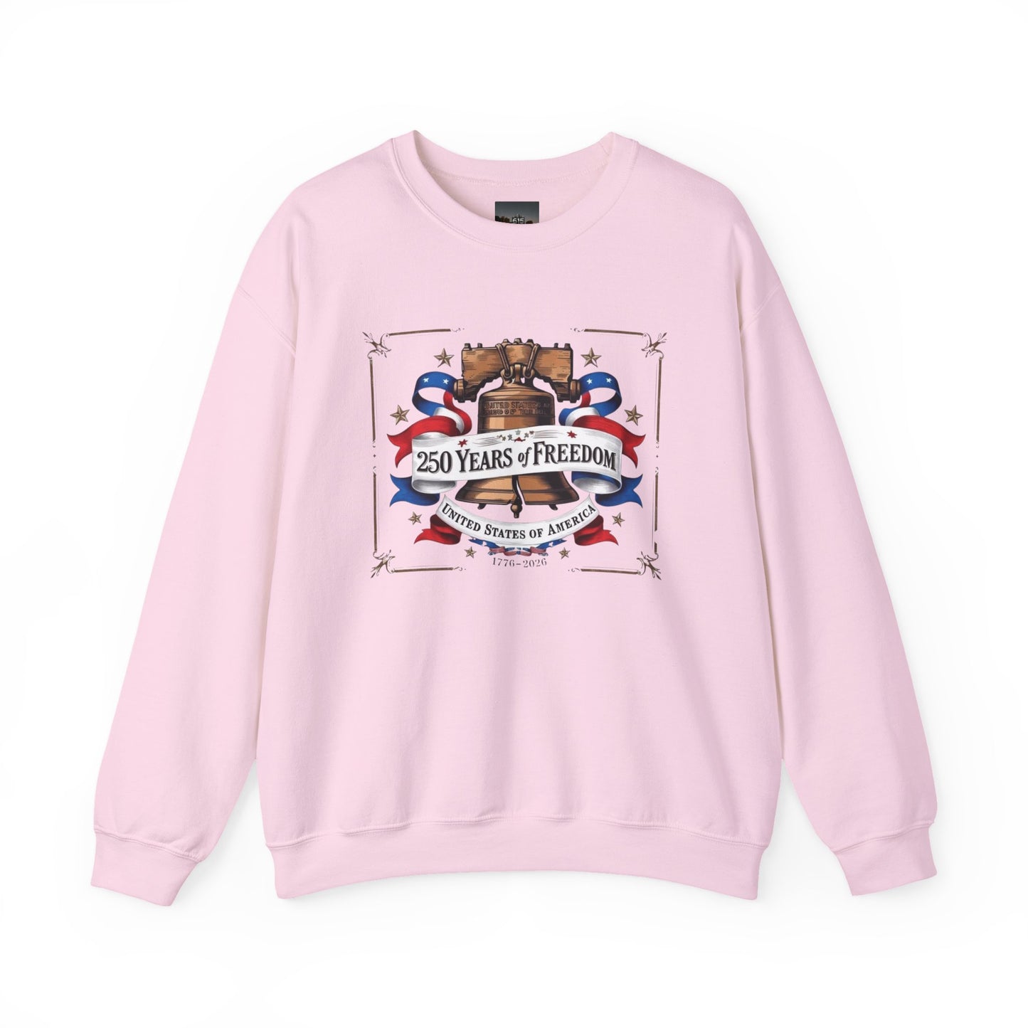 #250 250 Years of Freedom Liberty Bell Crewneck Sweatshirt