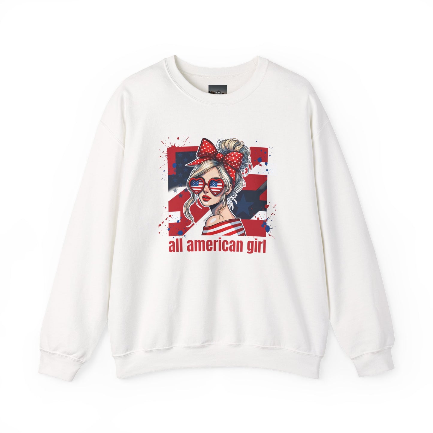 #250 All American Girl Patriotic Sweatshirt