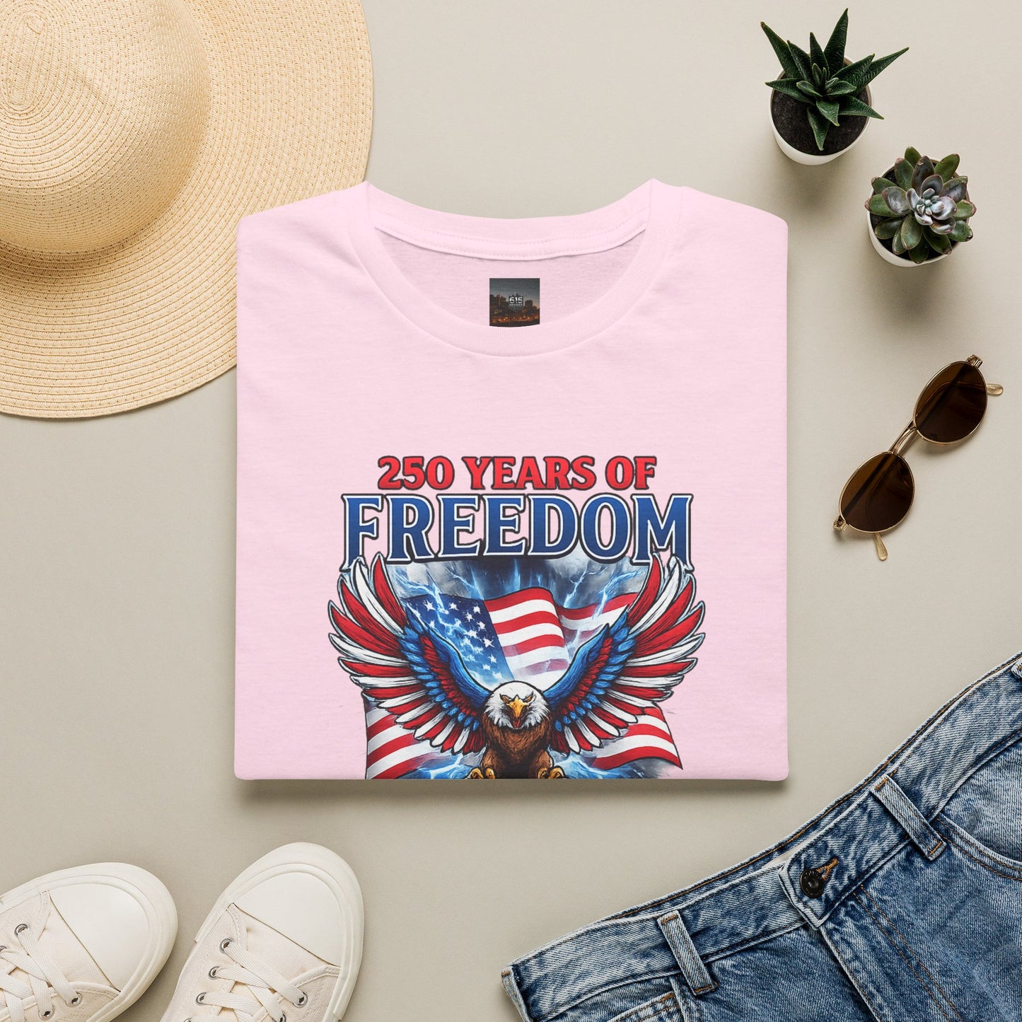 #250 250 Years of Freedom 1776–2026 Eagle T-Shirt