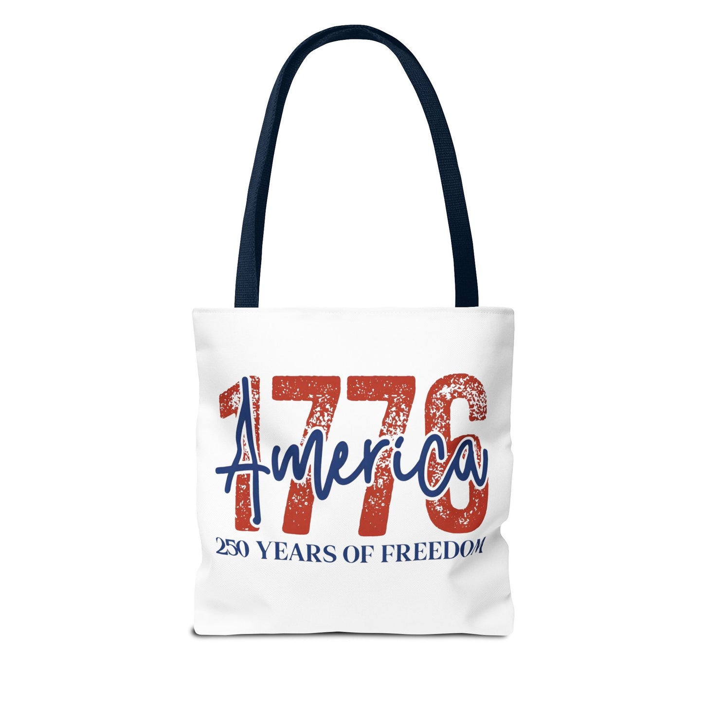 #250 1776 America: 250 Years of Freedom' Patriotic Independence Day Tote Bag