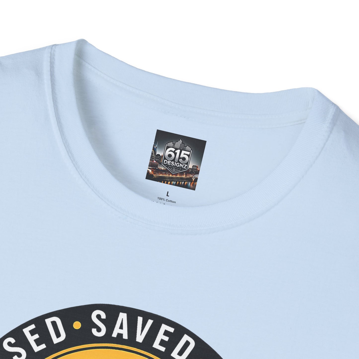 Blessed • Saved • Loved by Jesus T-Shirt — Christian Faith Tee