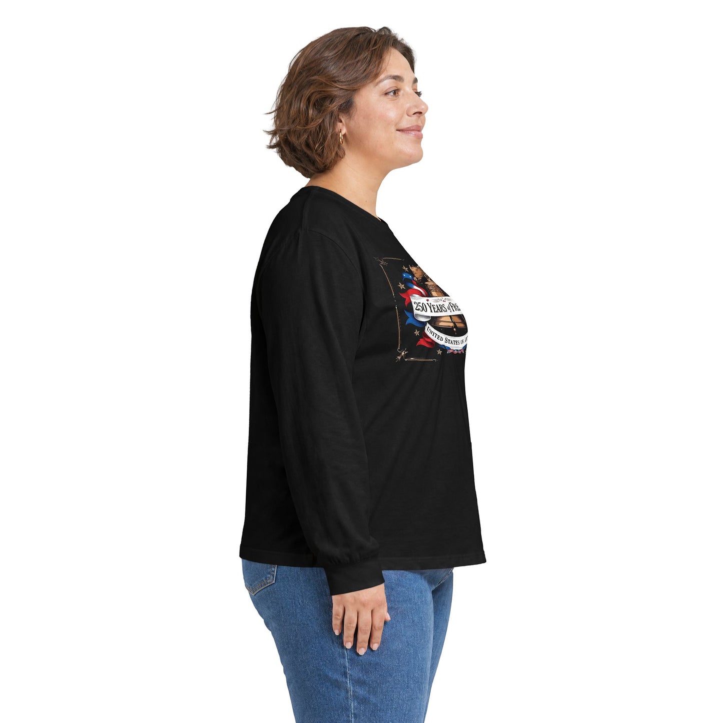 #250 250 Years of Freedom Liberty Bell Long Sleeve Tee