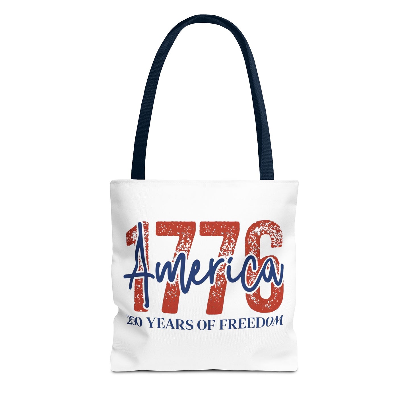 #250 1776 America: 250 Years of Freedom' Patriotic Independence Day Tote Bag