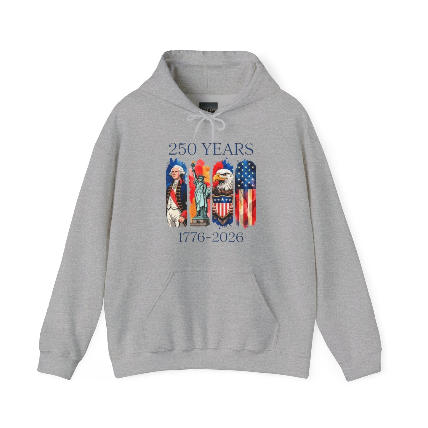 #250 250 Years American History Celebration 1776–2026 Patriotic Hoodie