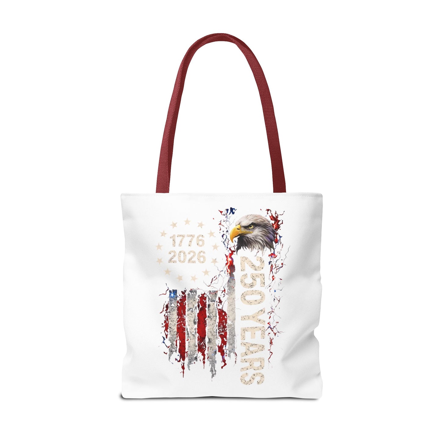 #250 1776-2026 250 Years USA Bicentennial Eagle Tote Bag