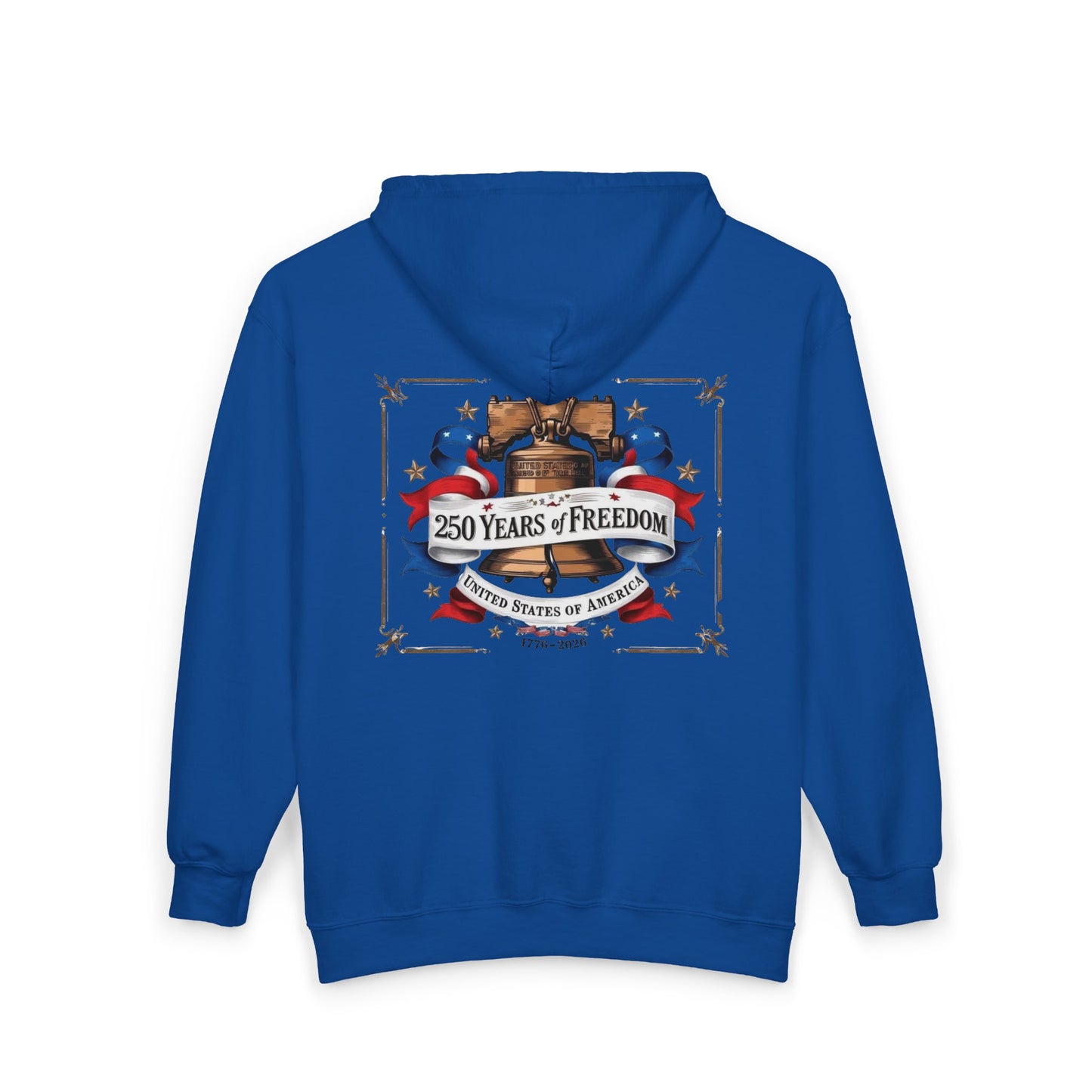 #250 250 Years of Freedom Liberty Bell Zip Hoodie