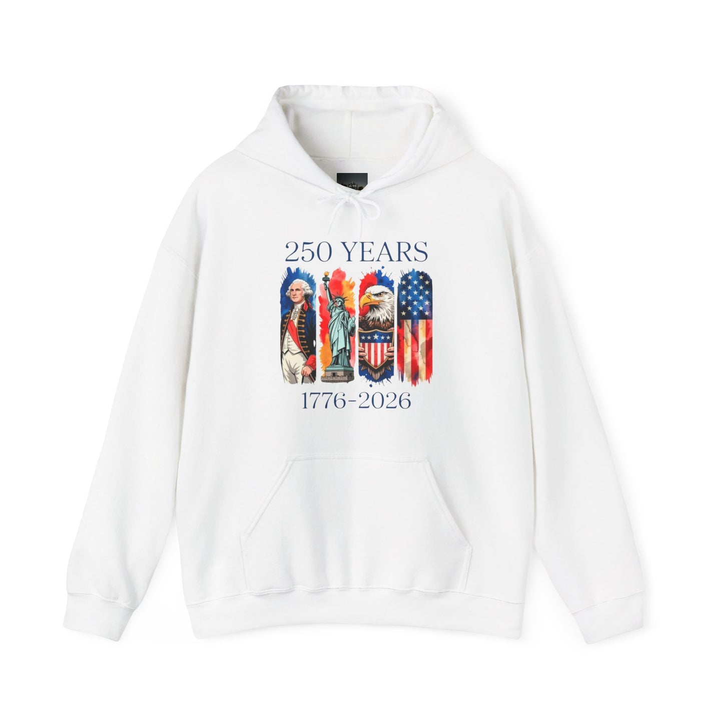 #250 250 Years American History Celebration 1776–2026 Patriotic Hoodie