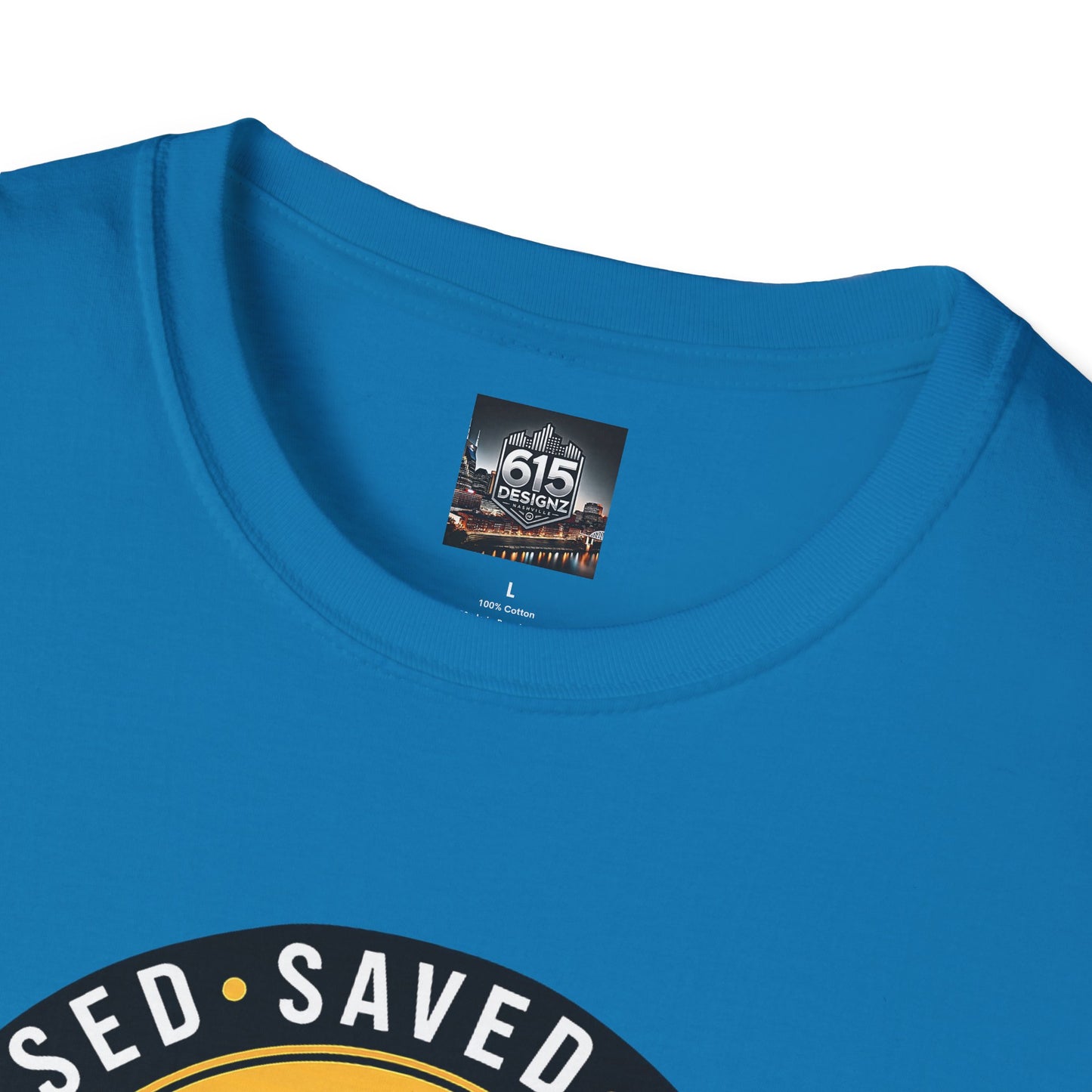Blessed • Saved • Loved by Jesus T-Shirt — Christian Faith Tee