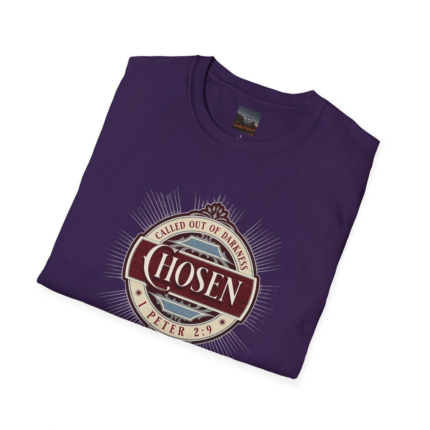 Chosen Graphic T-Shirt — "Called Out of Darkness" Faith Tee