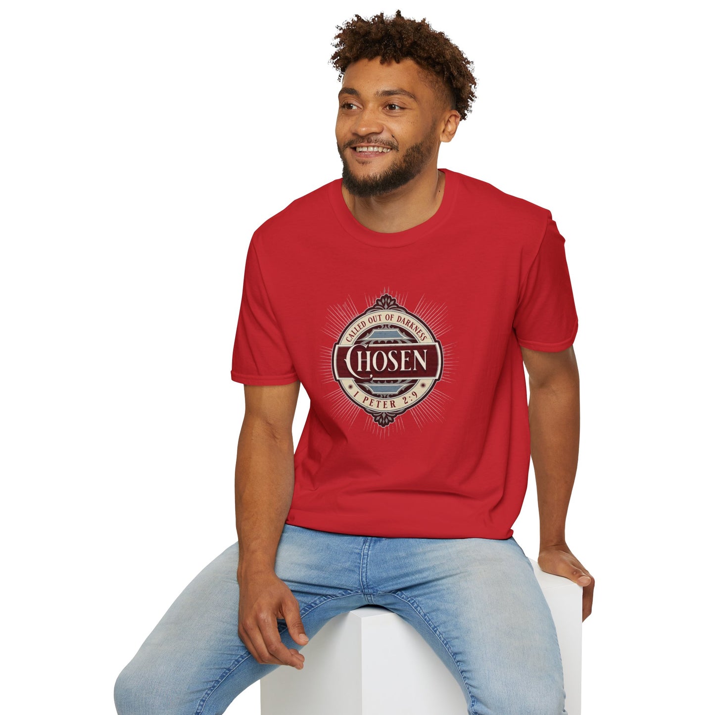 Chosen Graphic T-Shirt — "Called Out of Darkness" Faith Tee