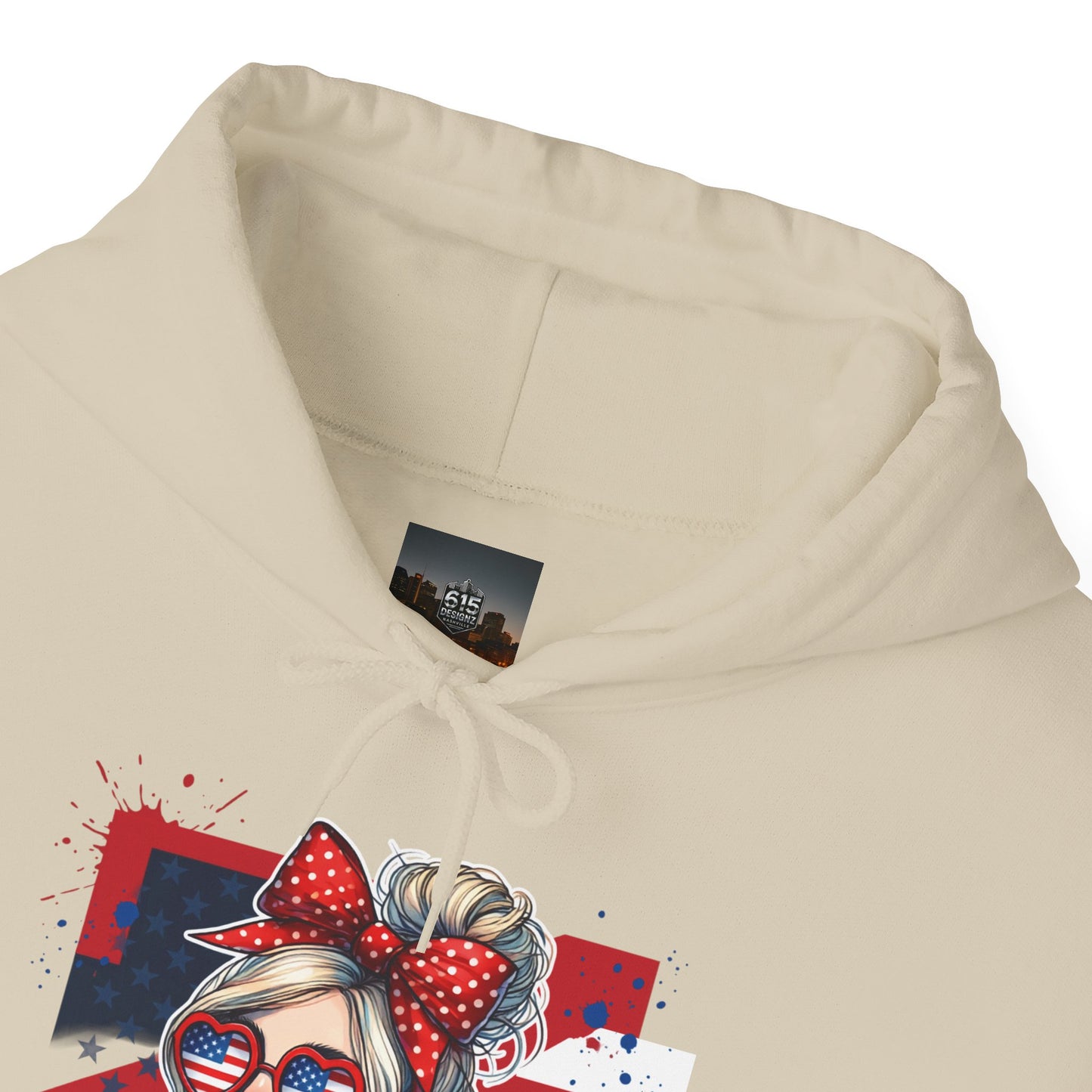 #250 All American Girl Patriotic Hoodie