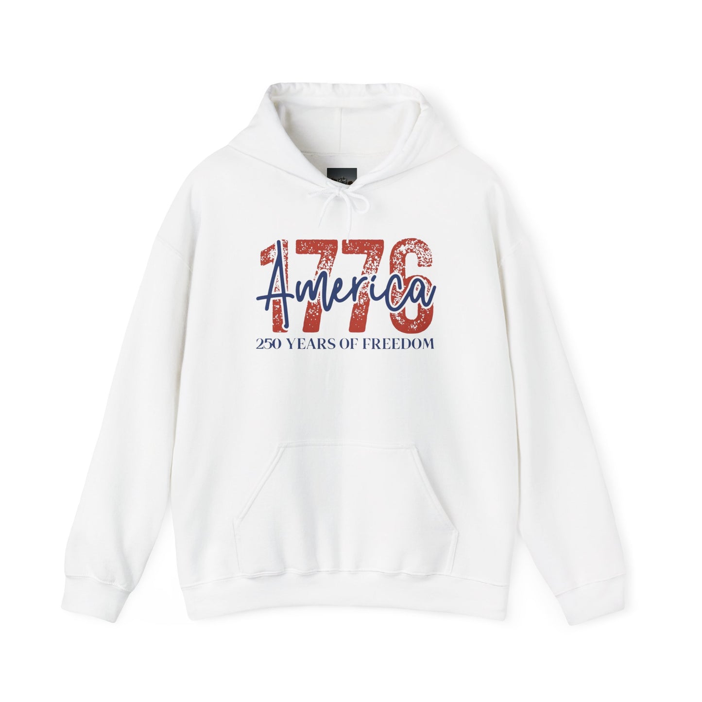 #250 1776 America: 250 Years of Freedom' Patriotic Independence Day Hoodie