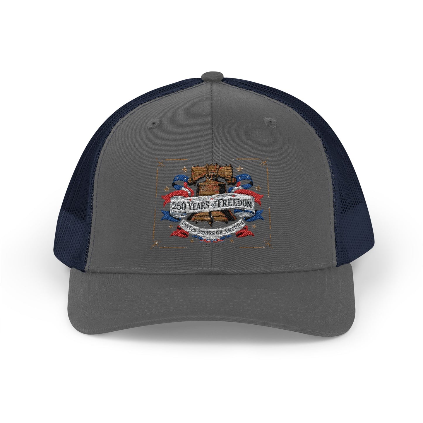 #250 250 Years of Freedom Liberty Bell Snapback Trucker Cap