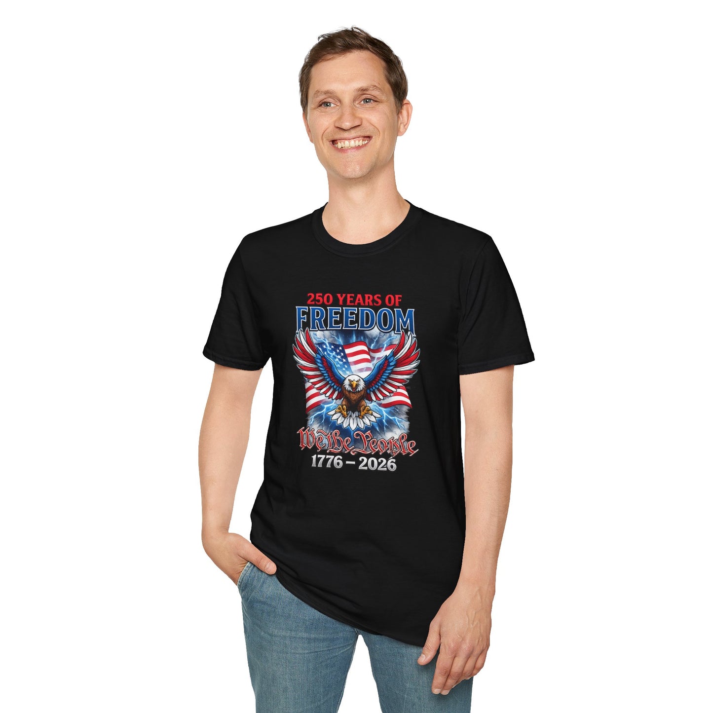 #250 250 Years of Freedom 1776–2026 Eagle T-Shirt
