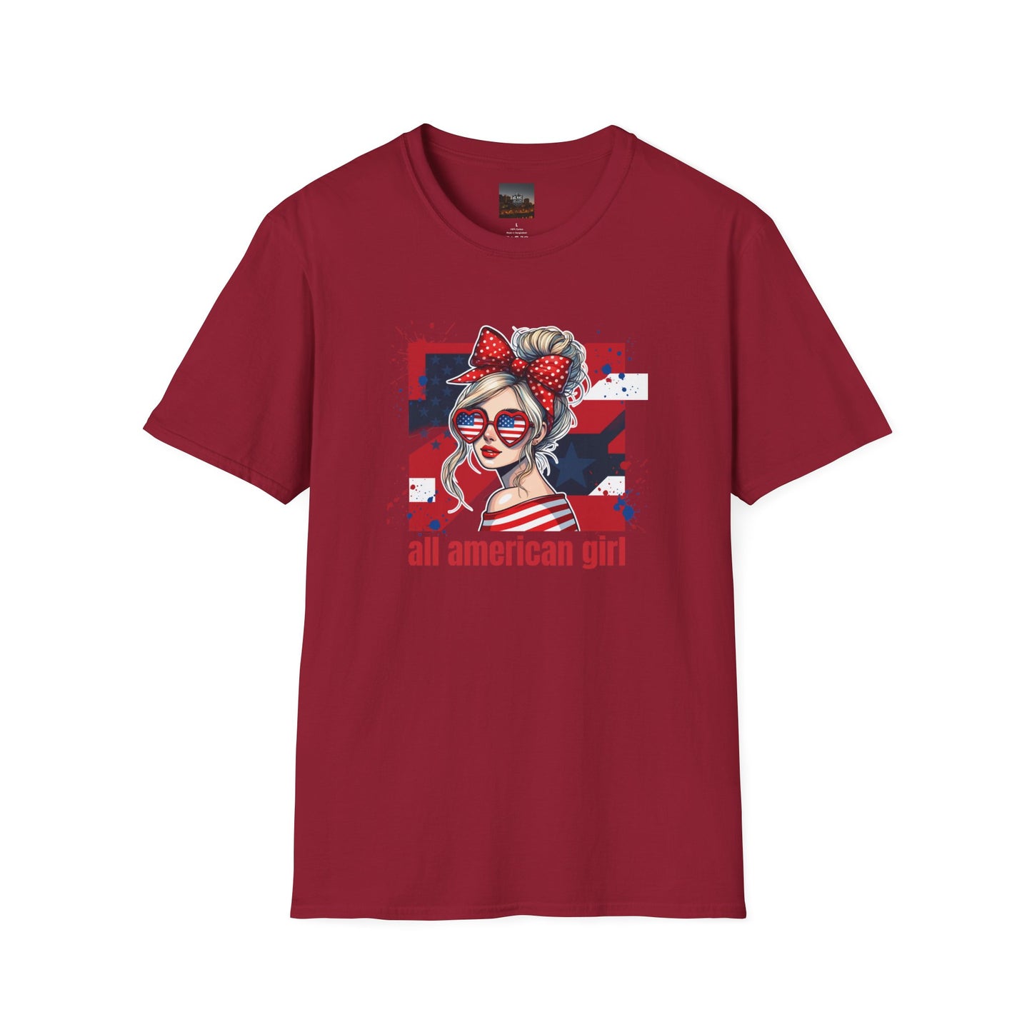 #250 All American Girl Patriotic T-Shirt