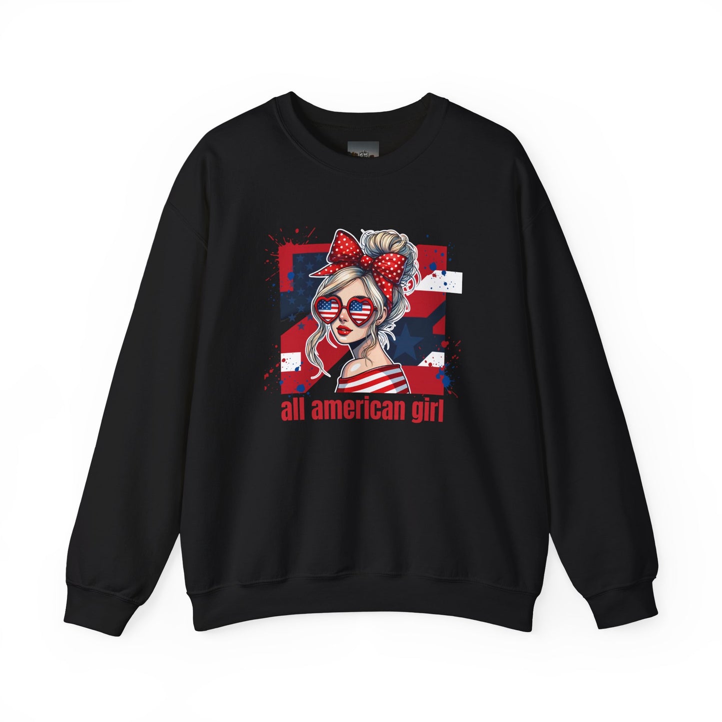 #250 All American Girl Patriotic Sweatshirt