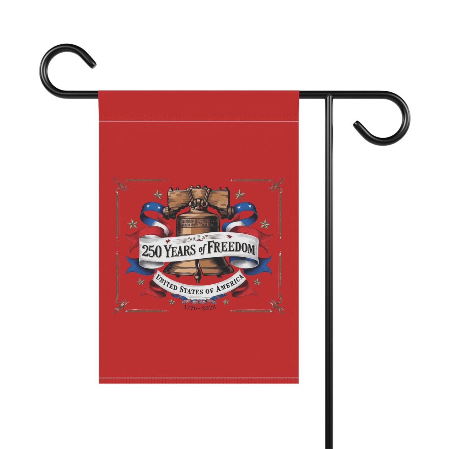#250 250 Years of Freedom Liberty Bell Garden Flag — House Banner