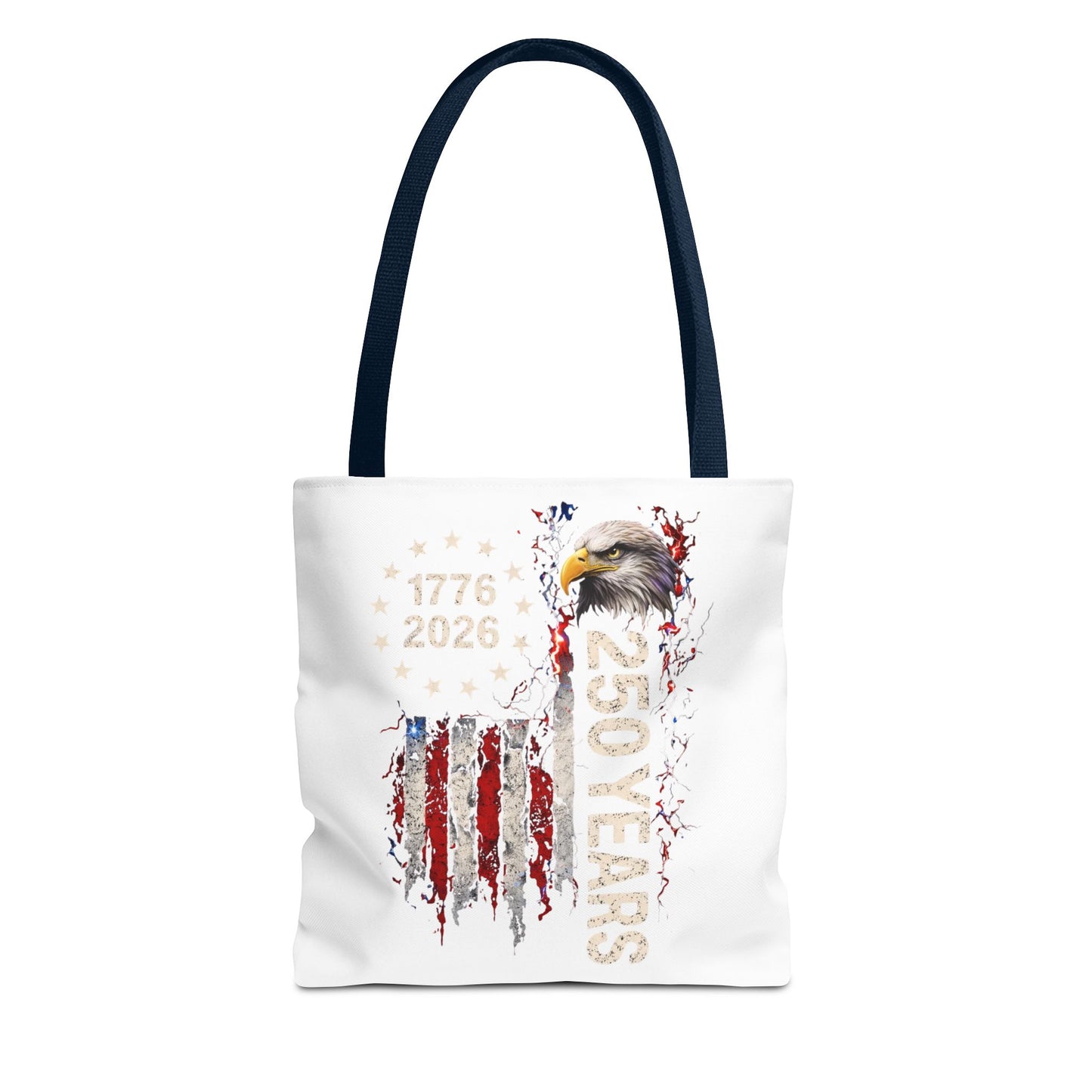 #250 1776-2026 250 Years USA Bicentennial Eagle Tote Bag