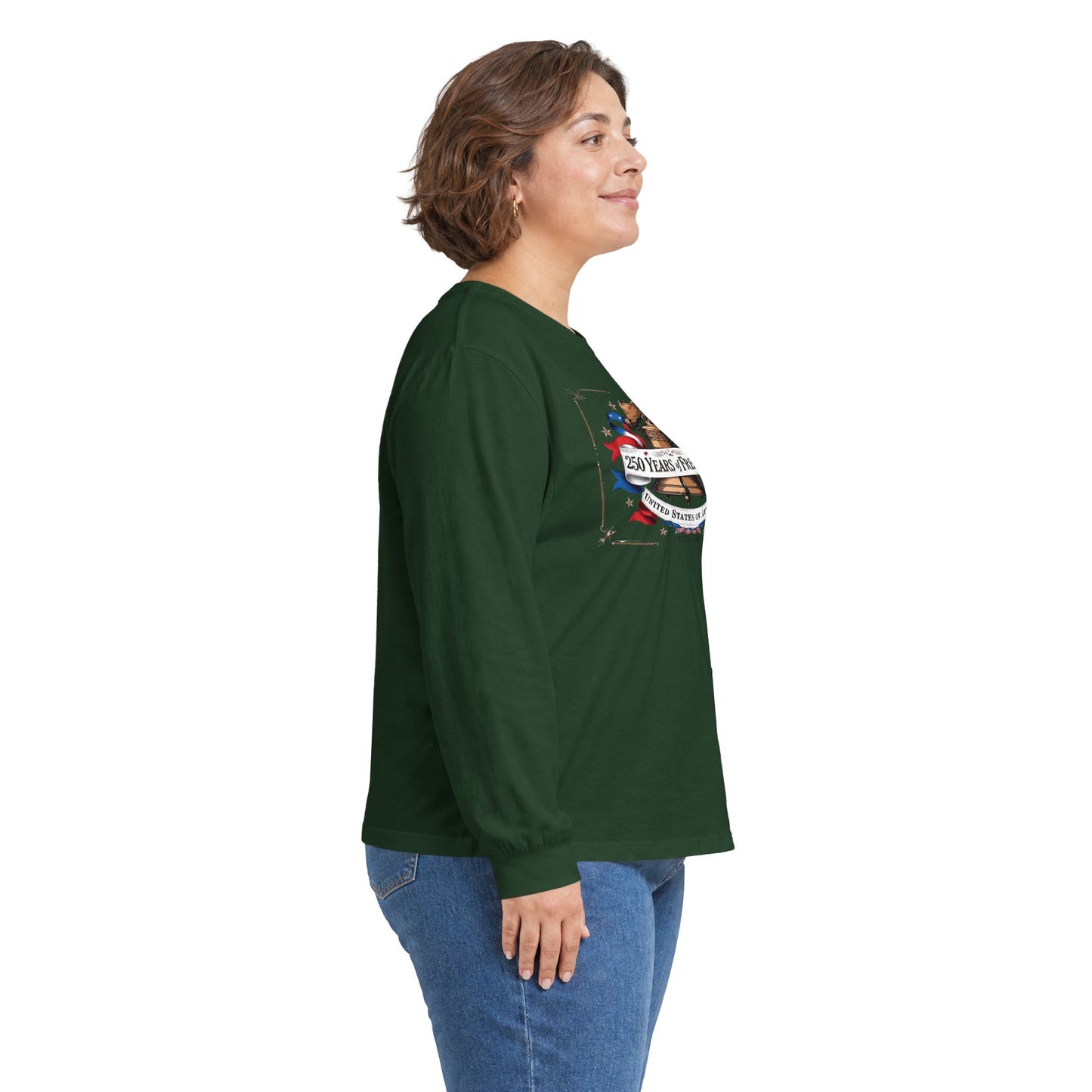 #250 250 Years of Freedom Liberty Bell Long Sleeve Tee