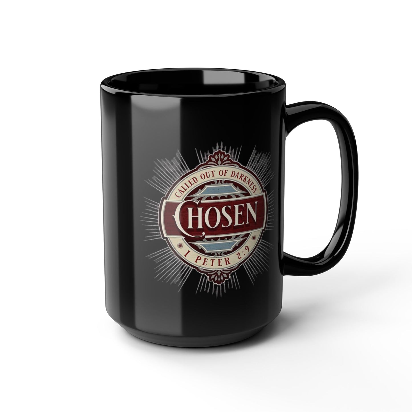 Chosen Christian Mug – "Called Out of Darkness" Faith Coffee Cup 15oz