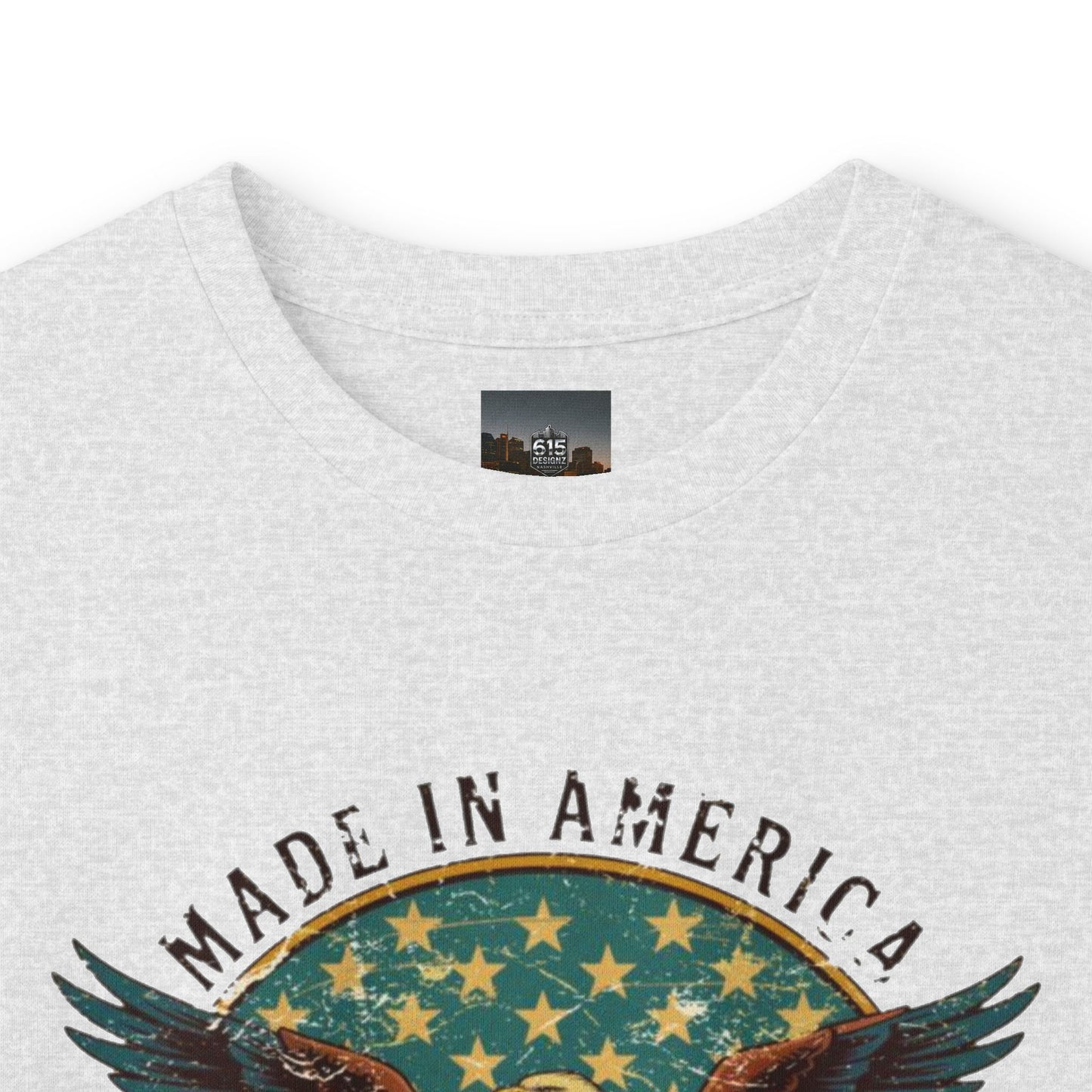 #250 Made in America Eagle 250th Anniversary Patriotic Long Sleeve Tee