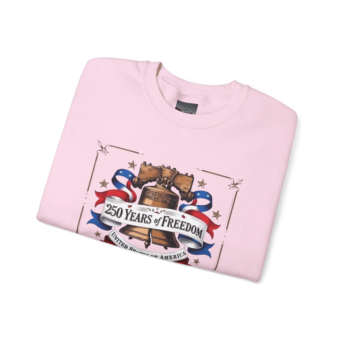 #250 250 Years of Freedom Liberty Bell Crewneck Sweatshirt